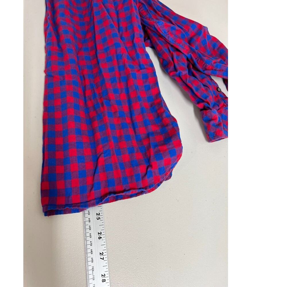 Talbots Buffalo Plaid Flannel Shirt & Quilted Vest Womens Size Small Petite - Picture 9 of 16